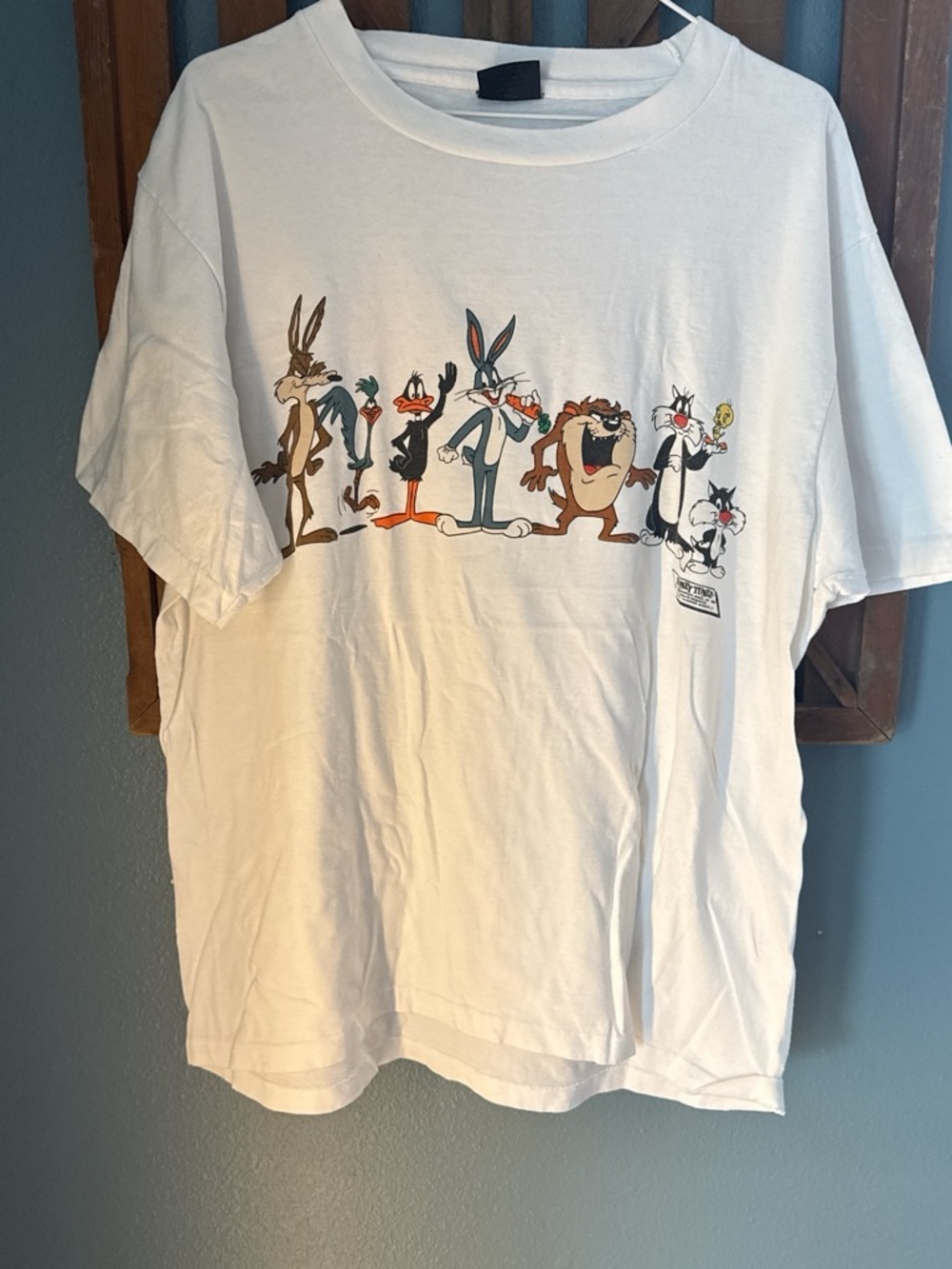 Warner Bros. White Looney Tunes Character Lineup Graphic Tee